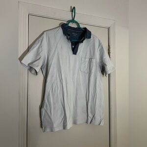 Grey and blue Merona polo Short Sleeve #poloshirt
Size Large
In great condition